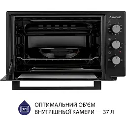 Електрична піч Minola Foe 3714 BL - мініатюра 2