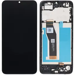 Дисплей Motorola XT2345 Moto E13 чорний, оригінал PRC, з рамкою