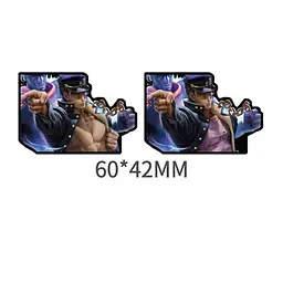 Голографічна наклейка Неймовірні пригоди ДжоДжо Джотаро Куджо JoJo's Bizarre Adventure Jotaro Kujo