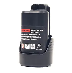 Акумулятор PowerPlant для шуруповертів та електроінструментів Bosch GD-BOS-10.8(B) 12V 2Ah Li-Ion