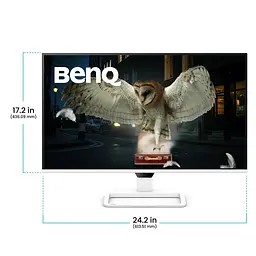 Монітор BenQ 27" EW270Q White QHD IPS 200Hz (9H.LP7LA.TBE) - мініатюра 10