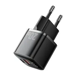 Зарядний пристрій Essager 1xUSB + 1xUSB-C PD20W GaN (ECTAC-HMB01-P) - мініатюра 2