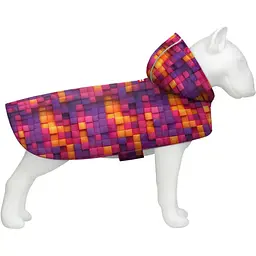 Дощовик-накидка з капюшоном для собак Waudog Clothes Куби 3Д XL А 55-61 см B 68-80 см С 42-52 см