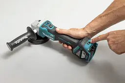 Шліфмашина кутова акумуляторна Makita DGA511RT2 (125 мм, 3000-8500 об/хв, BL, LXT) - мініатюра 7