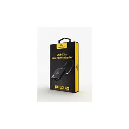 Концентратор Cablexpert USB-C to 2 HDMI (2 ind. screens)/PD/Аudio 3.5mm (A-CM-HDMIF2-01) - мініатюра 2