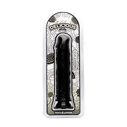 Фалоімітатор Toyz4lovers Delicious With The Scent Licorice 20 см (чорний) - мініатюра 5