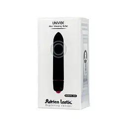 Віброкуля Adrien Lastic Univibe, силіконова, 10 режимів, на батарейках, чорна - мініатюра 4