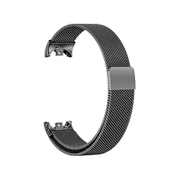 Ремінець для фітнес-браслета Boorui для Xiaomi Mi Band 8 і 9 міланська петля чорний - мініатюра 3