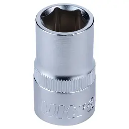 Насадка шестигранна коротка 1/2" 14мм CrV ULTRA (6070142) - мініатюра 2