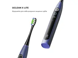 Електрична зубна щітка Oclean X Lite Blue - мініатюра 2