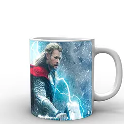Кухоль GeekLand Тор Thor блискавка TH.02.015.204 330 мл білий - мініатюра 3