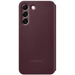 Оригінальний чохол-книжка Samsung Smart Clear View Cover для Galaxy S22 Plus (6.6") Burgundy EF-ZS906CEEGRUduplication - мініатюра 7