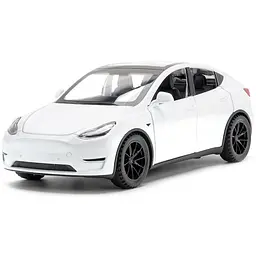 Машинка Tesla Model Y Іграшка Металева Колекційна 1:32 AutoExpert