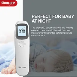 Термометр для чола Sinocare No-Touch для дорослих та дітей, цифровий - мініатюра 5