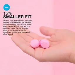 Навушники TWS JLAB Go Air Pop Pink (IEUEBGAIRPOPRPNK124) - мініатюра 10