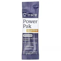 Електроліти Trace Power Pak без цукру смак апельсину та манго 30 пакетків по 6 г - мініатюра 3