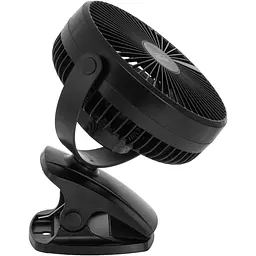 Вентилятор AdlerAD 7342 black настільний/ акумуляторний/ 5Вт/ D=15.5см/ USB-C/ чорний - мініатюра 3
