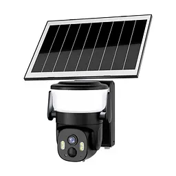 IP PTZ-відеокамера автономна з WiFi, прожектором та сонячною панеллю 3Mp Light Vision VLC-6103WLS Black (Lamp+Solar) (CareCam Pro) f=3.6mm, на акумуляторних батареях (75-00351) - мініатюра 4