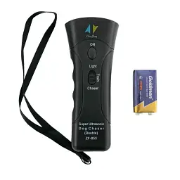 Відлякувач собак Super Ultrasonic ZF-853 Чорний, ультразвук для собак (1009973-Black) - мініатюра 2