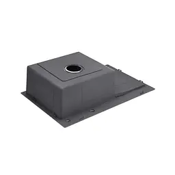 Кухонна мийка Kroner KRP Schwarze - 7849LHM PVD (3,0/1,0 мм) (CV025278) - мініатюра 4