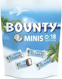 Цукерки Bounty minis Баунті міні з кокосом 500г.