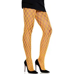 Колготки Leg Avenue Eyelet Net Tights Neon Orange One Size - мініатюра 4