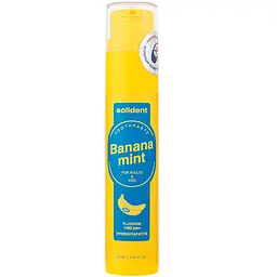 Зубна паста Solident Banana-mint з фтором 1450 ppm 60 мл