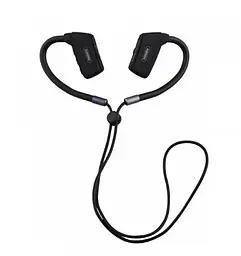 Бездротова Bluetooth стерео гарнітура Remax RB-S19 вакуумна Black - мініатюра 4