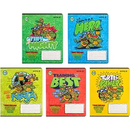 Набір зошитів Kite TMNT Mutant Mayhem 12 аркушів в клітинку (NT24-232)