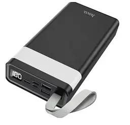 Універсальна мобільна батарея Hoco J73 30000mAh 2USB + LED lamp (Чорний) - мініатюра 2