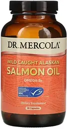 Аляскинский риб'ячий жир Dr. Mercola Salmon Oil 90 капс