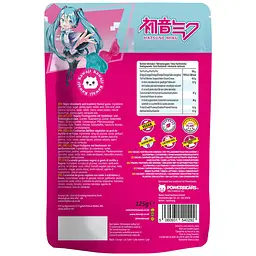 Японські желейні цукерки Hatsune Miku зі смаком полуниці та чорниці 125г - мініатюра 6