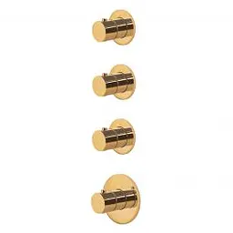 Термостат для душу/ванни Paffoni Modular Box honey gold MDE019HG, Золотий