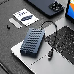 Зовнішній корпус Acasis TBU405Air для M.2 NVMe SSD, Thunderbolt 4/3/USB4, до 40 Гбіт/с (Сірий) - мініатюра 6