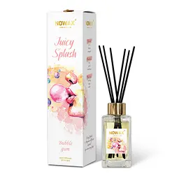Аромадифузор з паличками Nowax Juicy Splash - Bubble Gum 90мл(NX00169)