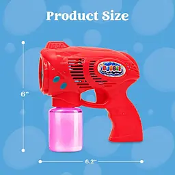 Набір бульбашкових пістолетів JOYIN Bubbles Maker з 2 розчинами для заповнення (всього 10 унцій) 2 шт. - мініатюра 2