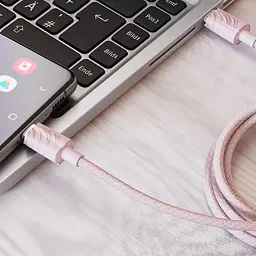Кабель Proove Spectral Type-C to Type-C 60W (1m) pink - мініатюра 2