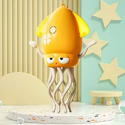 Танцюючий восьминіг Squid Electric Dance музична іграшка для дітей Жовтий - мініатюра 2