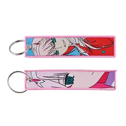Брелок тканинний Улюблений у Франксі Нуль Два Darling in the Franxx Zero Two 10 см