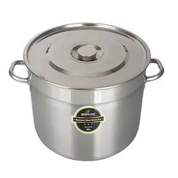 Каструля з кришкою Bohmann BH-4124-30 30 л 40х25 см срібляста