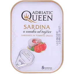 Сардина Adriatic Queen в томатному соусі 105 г