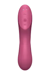 Вібратор Satisfyer Curvy Trinity 3 Вакуумний та стимулятор для точки G, 17.5х5.3 см червоний - мініатюра 4