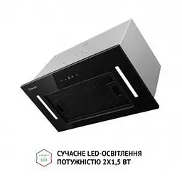 Витяжка вбудована Perfelli BIS 5684 BL 1000 LED - мініатюра 3