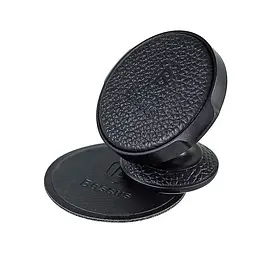 Автомобільний тримач холдер Baseus Small Ears Leather Series Vertical Bracket SUER-F01 Black - мініатюра 4
