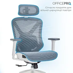 Офісне крісло OfficePro Atlas OC630-W-DG-DG (OC630-W-DG-DG) - мініатюра 8