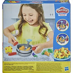 Набір для творчості з пластиліном Hasbro Play-Doh Kitchen Creations Silly Noodles Playset (E5112_E9369)   - мініатюра 2