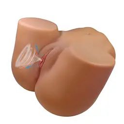 Реалістичний мастурбатор із вібрацією Crazy Bull Wendy Vagina Anal (коричневий) - мініатюра 10
