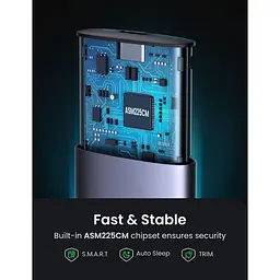 Зовнішня кишеня Ugreen USB-C Female to M.2 M-Key 10G Enclosure C TO C Cable 50cm (UGR-10902) - мініатюра 5