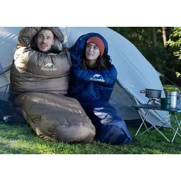 Спальник з капюшоном Naturehike MJ300 CNK2300SD014, темно-блакитний - мініатюра 6