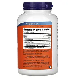 Жирні кислоти NOW DHA 500 mg, 180 капсул - мініатюра 2